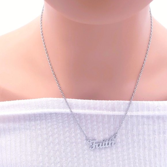Jewelry Faith Name Necklace Poshmark